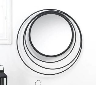 THREE RING WALL MIRROR