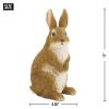 Adorable Bunny Garden Figurine - A Charming Addition to Your Outdoor Space