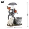 Little Pup and Water Pump Solar Light - Cute Dog Design with Energy-Efficient Solar Power