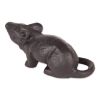 Vintage Cast Iron Rat Doorstop - Rustic Home Decor Accent