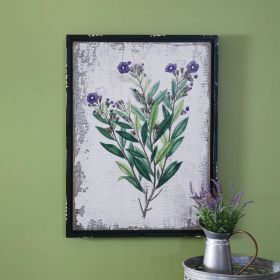 Botanical Wild Indigo Wall Decor - Nature-Inspired Home Art for a Tranquil Space