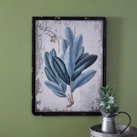 Botanical Rubber Plant Wall Decor - Natural Greenery for Home or Office