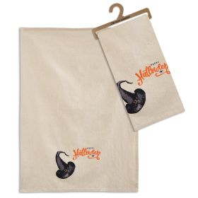 Happy Halloween Tea Towel - Box of 4