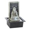 BUDDHA CASCADING TABLETOP FOUNTAIN (INCL. PUMP)