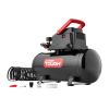 Hyper Tough 3 Gallon Oil-free Portable Air Compressor with Hose & Inflation Accessory Kit, 100 PSI