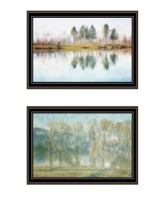 Trendy Decor 4U "Peaceful Lake Reflection" Framed Wall Art for Living Room, Wall Art Print for Home Decor, Bedroom Wall Art by Bluebird Barn