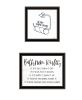 Trendy Decor 4U "Bathroom Rules" Framed Wall Art for Bathroom, Wall Art Print for Home Decor, Bathroom Wall Art by Imperfect Dust