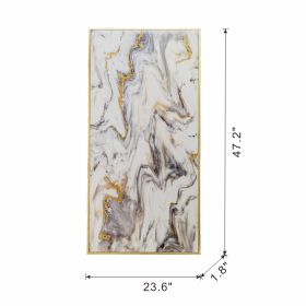 23.6x1.8x47.2" Marble Pattern Wall Art