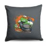 Nickelodeon Teenage Mutant Ninja Turtles Mikey Throw Pillow 18X18 Inches