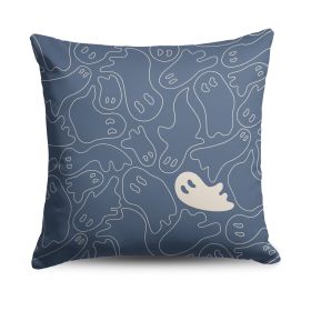 Ghost Shapes Throw Pillow 18X18 Inches