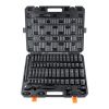 VEVOR 1/2" Drive Impact Socket Set, 65 Piece Socket Set SAE 3/8" to 1-1/4" and Metric 10-24mm, 6 Point Cr-V Alloy Steel for Auto Repair