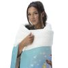 Disney The Little Mermaid Natural Explorer Silk Touch Sherpa Throw Blanket 50X60 Inches