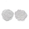 S/2 White Rose Hanging Wall Accents