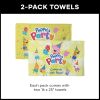 Hasbro Peppa Pig Celebrate With Peppa Fan Towel 2 Pack 16 x 25 Inches