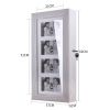 Free shipping Jewelry Organizer Wall/Door Mounted Lockable Jewelry Cabinet with Mirror Space Saving Jewelry Storage Cabinet