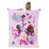 Disney Ariel Pink Mermaids Silk Touch Throw Blanket 50X60 Inches