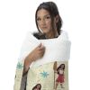 Disney Moana 2 Moana And Friends Silk Touch Sherpa Throw Blanket 50X60 Inches