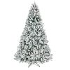 7.5ft Automatic Tree Structure PVC Material Green Flocking 1450 Branches Christmas Tree