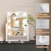 Hollywood Makeup Mirror with Lights, Lighted Vanity Mirror with 9 Dimmable Bulbs and 3 Color Lighting Modes, Smart Touch Control