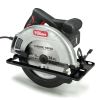 Hyper Tough 12 Amp Corded 7-1/4 inch Circular Saw with Steel Plate Shoe, Adjustable Bevel, Blade & Rip Fence, New Condition