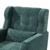 Modern Accent Chair Upholstered Foam Filled Living Room Chairs Comfy Reading Chair Mid Century Modern Chair with Chenille Fabric Lounge Arm Chairs Arm