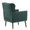 Modern Accent Chair Upholstered Foam Filled Living Room Chairs Comfy Reading Chair Mid Century Modern Chair with Chenille Fabric Lounge Arm Chairs Arm