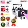 5 Core Fog Machine 1500W Smoke Machine 6000CFM Liquid Low Lying Indoor Outdoor Oil Based 2.5L Fog Maker w LED Lights Fogger for Halloween Wedding Part