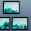 Trendy Decor 4U "Adventure Awaits, Don't Just Stand There!" Framed Wall Art for Living Room, Wall Art Print for Home Decor