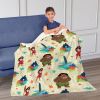 Disney Moana 2 Moana And Friends Silk Touch Sherpa Throw Blanket 50X60 Inches