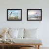 Trendy Decor 4U "Lighthouse at Sunset" Framed Wall Art for Living Room, Wall Art Print for Home Decor, Bedroom Wall Art by Georgia Janisse