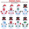 Felt Christmas Snowman Set DIY Felt Christmas Hanging Decorations