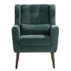 Modern Accent Chair Upholstered Foam Filled Living Room Chairs Comfy Reading Chair Mid Century Modern Chair with Chenille Fabric Lounge Arm Chairs Arm