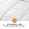 Bedding Polyester Comforter Duvet Insert, Quilted Comforter with Corner Tabs, Box Stitched Alternative Comforter with Ultra Soft Fiber Material