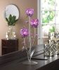 Fuchsia Blooms Candle Holder