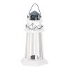 Rustic Wooden Lantern at Lighthouse Point - Perfect for Home Decor and Outdoor Lighting