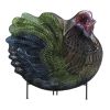 Farmhouse Rooster Decorative Plate - Rustic Kitchen Wall Decor