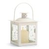 Mini White Lantern - Decorative Candle Holder for Home Decor and Events