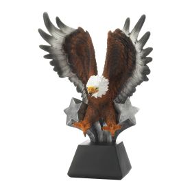 Handcrafted Eagle Statue - Majestic Bird Sculpture for Home Decor and Gifts