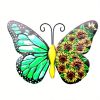 1pc/4pcs, Metal Butterfly Wall Art Decor, 3D Outdoor Sculpture Iron Outdoor Hanging Decor Ornaments, Metal Hand-made Butterfly Wall Art