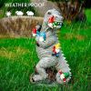 1pc Dinosaur Gnomes Outdoor Garden Decorations, Miniature Dinosaur Gnomes Outdoor Statue For Patio Lawn Yard Decor Housewarming Garden Gift