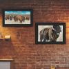 Trendy Decor 4U "The Boss of the Bison Herd" Framed Wall Art for Living Room, Wall Art Print for Home Decor, Bedroom Wall Art by Cindy Jacobs