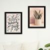 Trendy Decor 4U "Collect Moments Not Things" Framed Wall Art for Living Room, Wall Art Print for Home Decor, Bedroom Wall Art by House Fenway