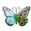 1pc/4pcs, Metal Butterfly Wall Art Decor, 3D Outdoor Sculpture Iron Outdoor Hanging Decor Ornaments, Metal Hand-made Butterfly Wall Art