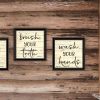 Trendy Decor 4U "Bathroom Commands" Framed Wall Art for Bathroom, Wall Art Print for Home Decor, Bathroom Wall Art by Susie Boyer