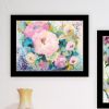 Trendy Decor 4U Abstract Florals to wish you Good luck, Success, Longevity; should keep you smiling Framed Wall Art for Living Room